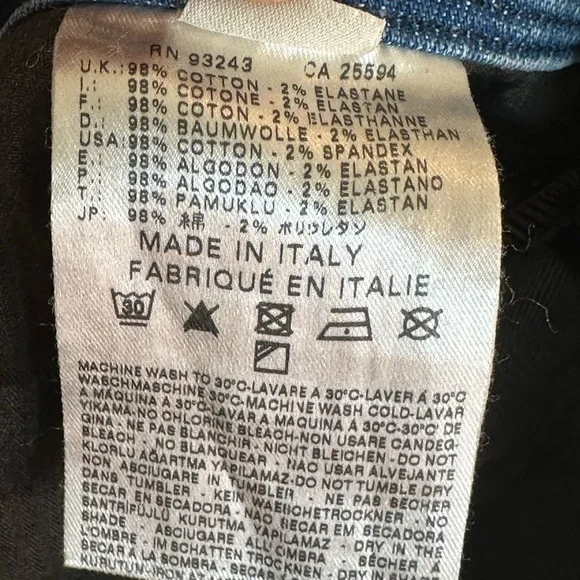 Diesal Gold Label Button Fly Side Hip Pocket Classic Straight Leg Jeans, 34W/32L - Picture 5 of 10